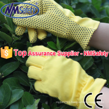 NMSAFETY cotton gloves hand job gloves knit gloves rubber dots